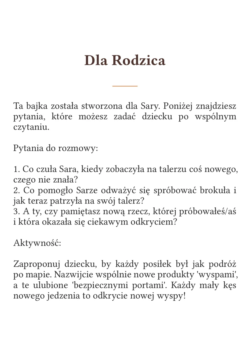 Dla rodzica — pytania do rozmowy